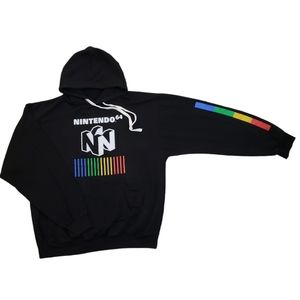 Nintendo 64 Color Bars Men's Graphic Hoodie 